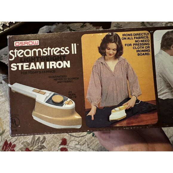 Vintage Osrow Steamstress II Lightweight Steam Iron - Picture 6 of 9